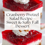 Cranberry Pretzel Salad Recipe