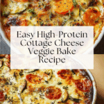 High-Protein Cottage Cheese Veggie Bake Recipe
