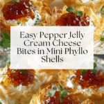 Quick Pepper Jelly Cream Cheese Appetizer Dip and Bites Recipe