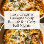 Easy Creamy Lasagna Soup Recipe
