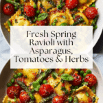 with tomatoes asparagus garlic and herbs Recipe