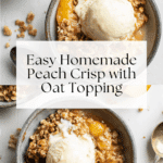 Peach Crisp Recipe