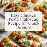 Chicken Pesto Flatbread Recipe