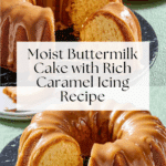 Buttermilk Cake with Caramel Icing Recipe