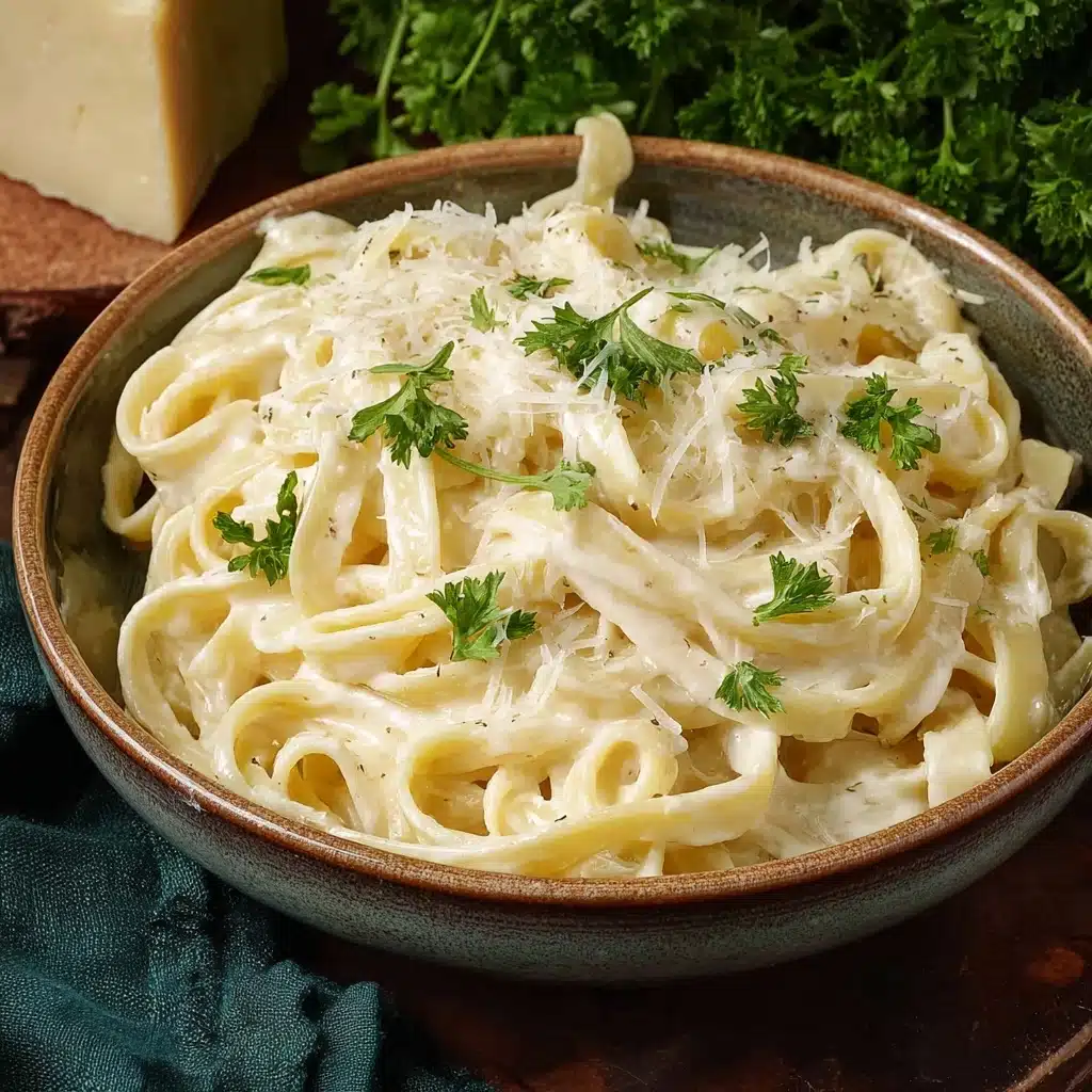Fettuccine Alfredo For One Recipe - Recipe Image