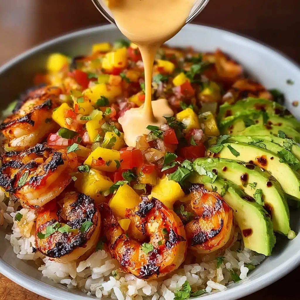 owls with Mango Salsa & Lime-Chili Sauce Recipe - Recipe Image