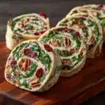 Festive Christmas Cranberry Roll Ups Recipe