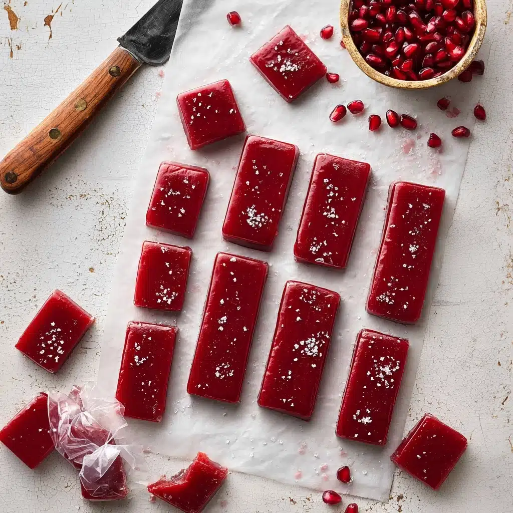 Cranberry Pomegranate Caramels Recipe - Recipe Image