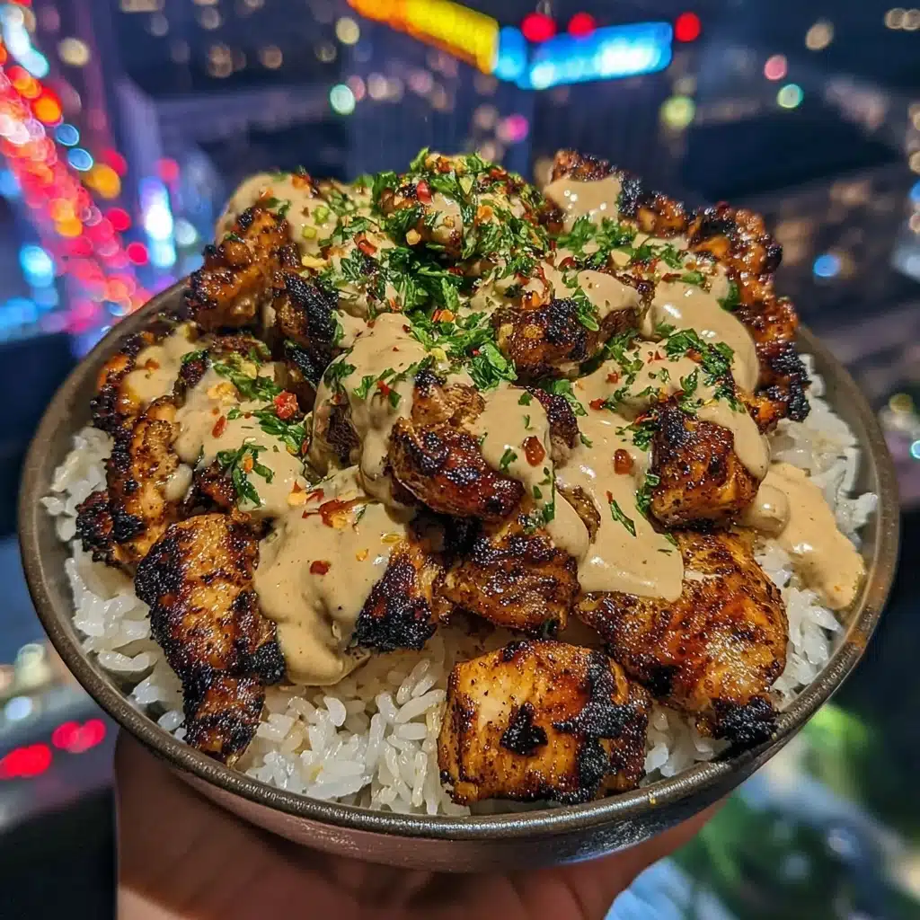 Spicy Chicken Rice Bowls with Chili Garlic Sauce Recipe - Recipe Image