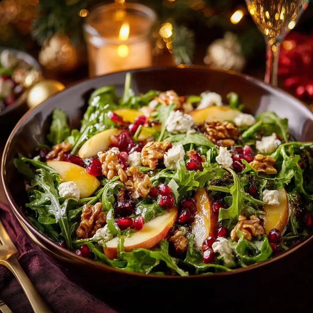 Christmas Salad with Honey Mustard Dressing Recipe - Recipe Image