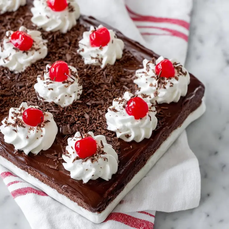 Black Forest Texas Sheet Cake Recipe