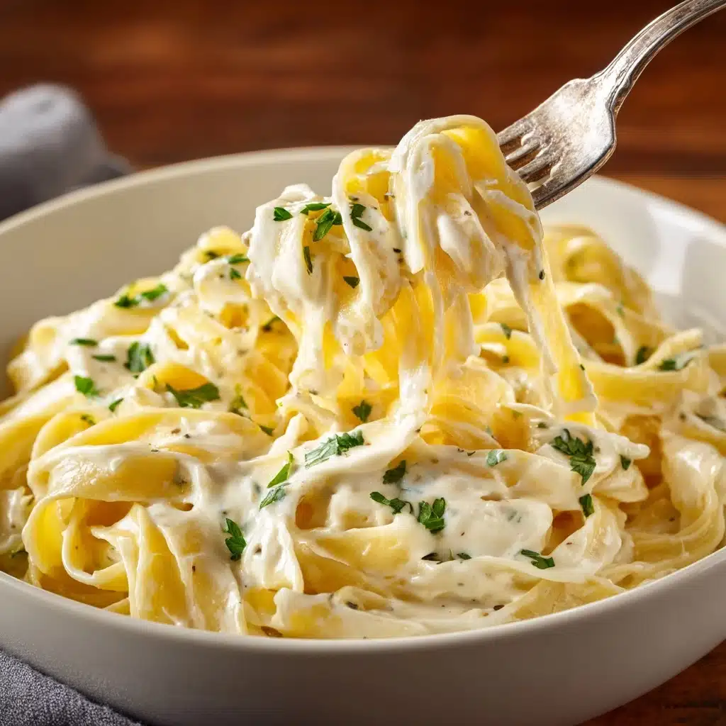 Fettuccine Alfredo For One Recipe - Recipe Image