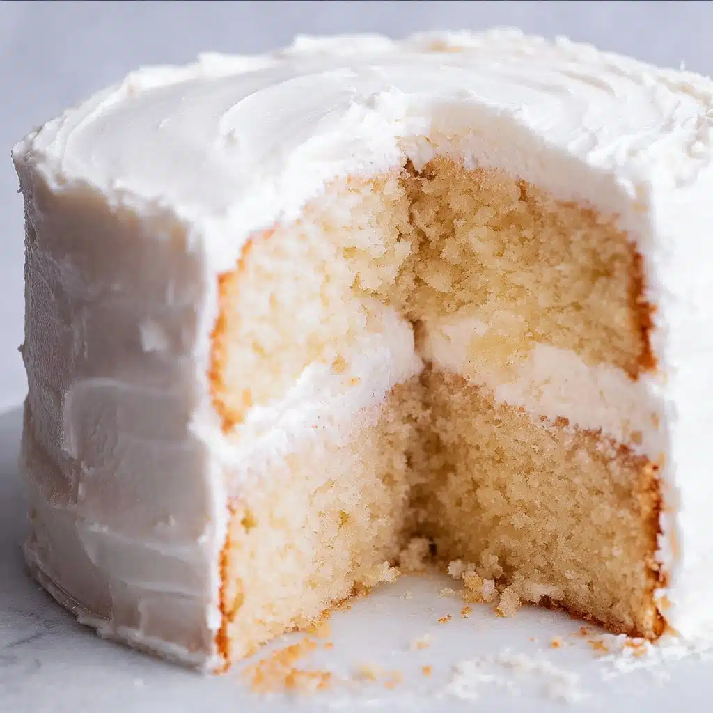 Moist White Cake Recipe - Recipe Image