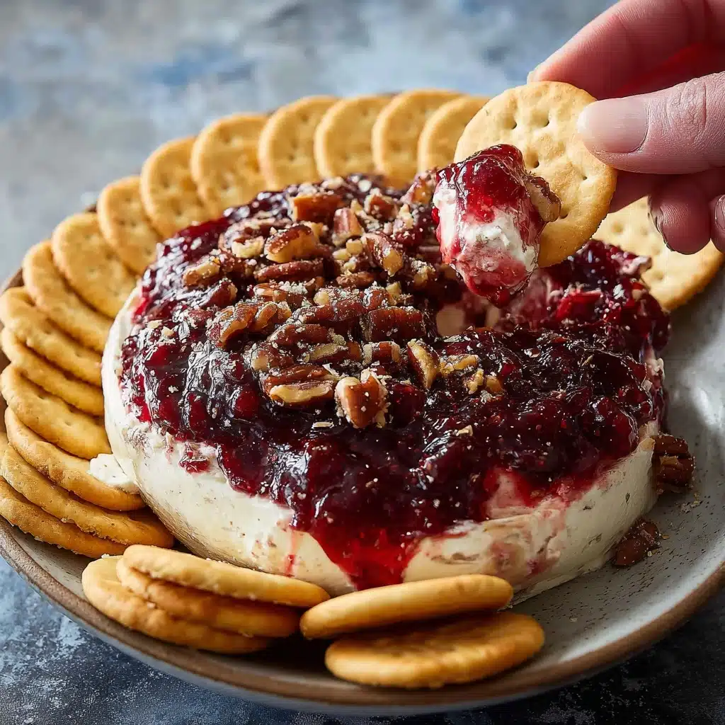 Easy Cranberry Cream Cheese Dip Recipe - Recipe Image