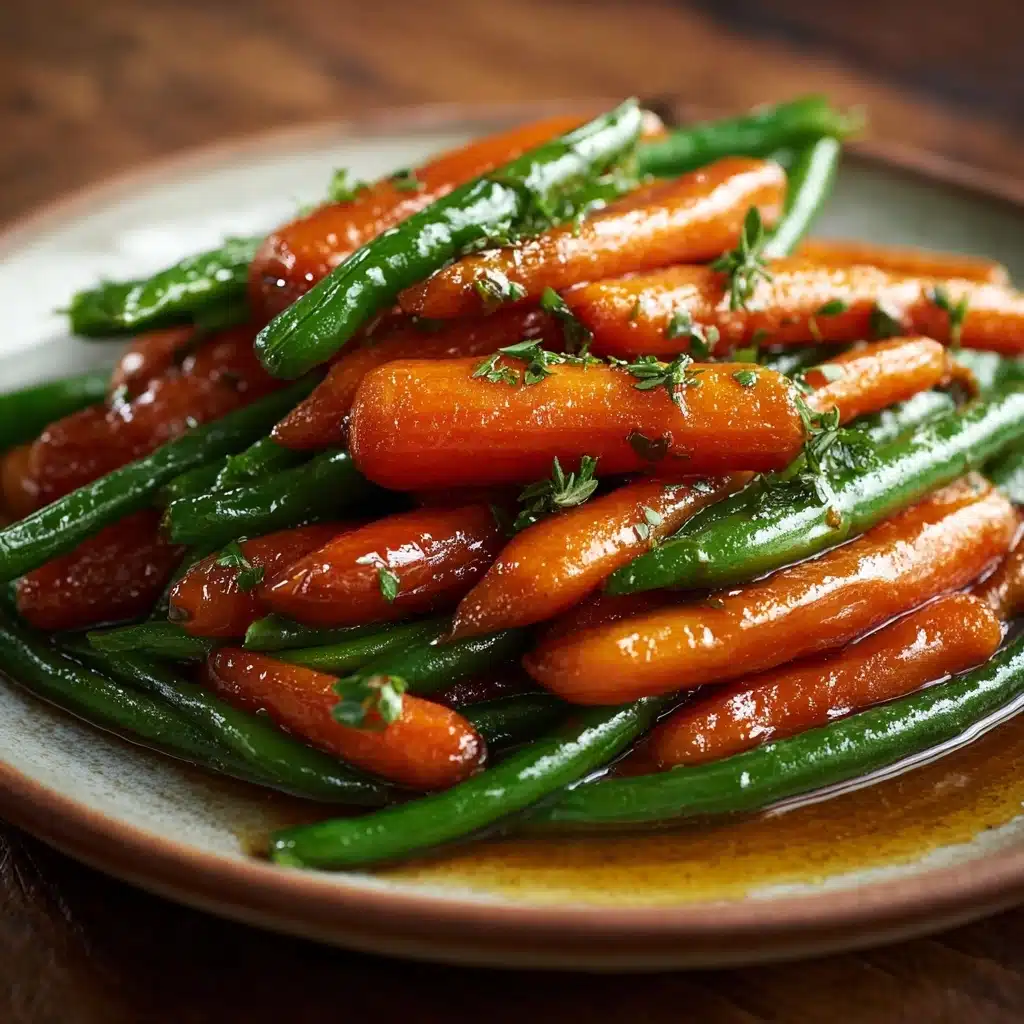 Honey Glazed Carrots & Green Beans Recipe - Recipe Image