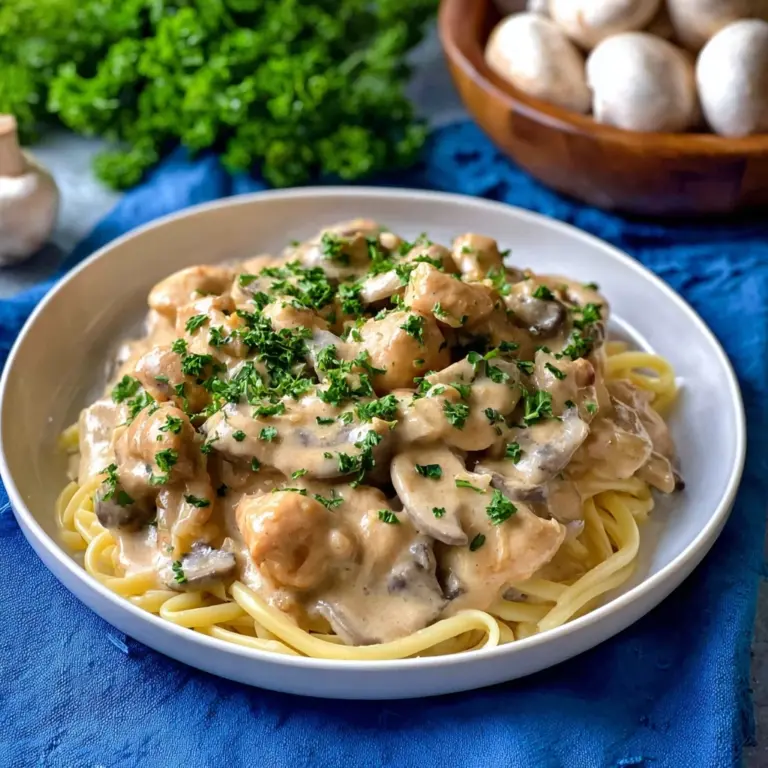 Creamy Chicken Stroganoff Recipe
