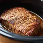 Crockpot London Broil with Balsamic Gravy Recipe