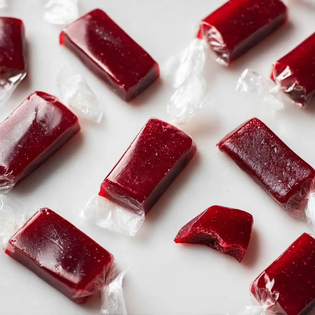 Cranberry Pomegranate Caramels Recipe