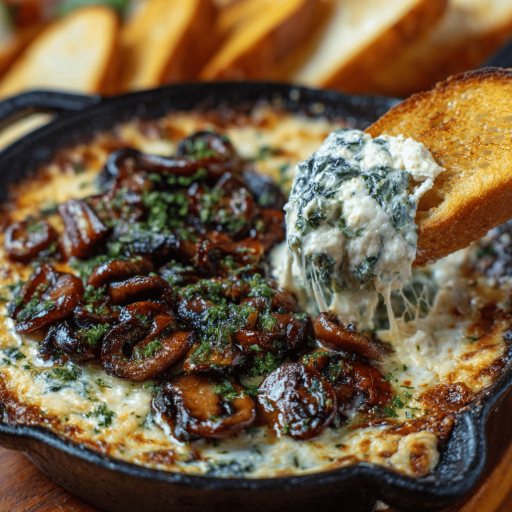 Stuffed Mushroom Dip Recipe - Recipe Image