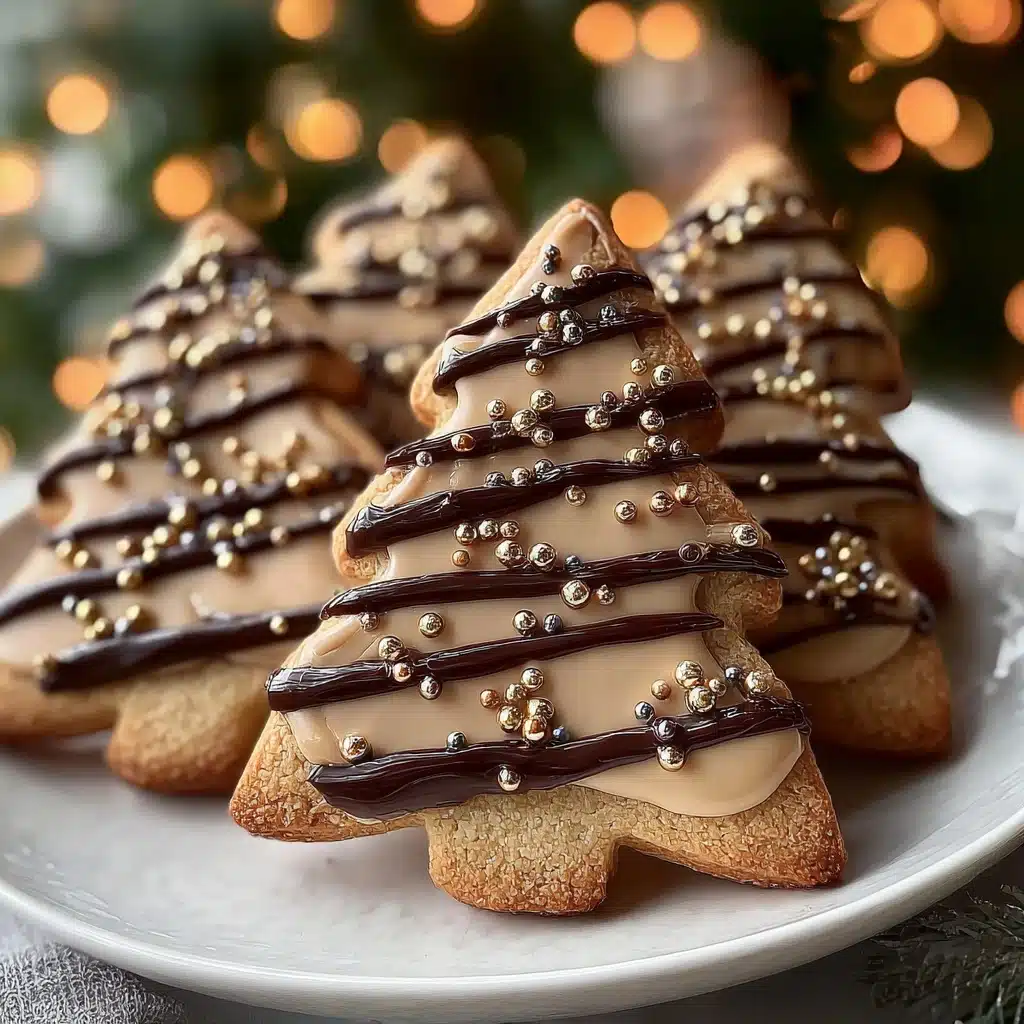 okies with Dark Drizzle and Gold Sparkle Recipe