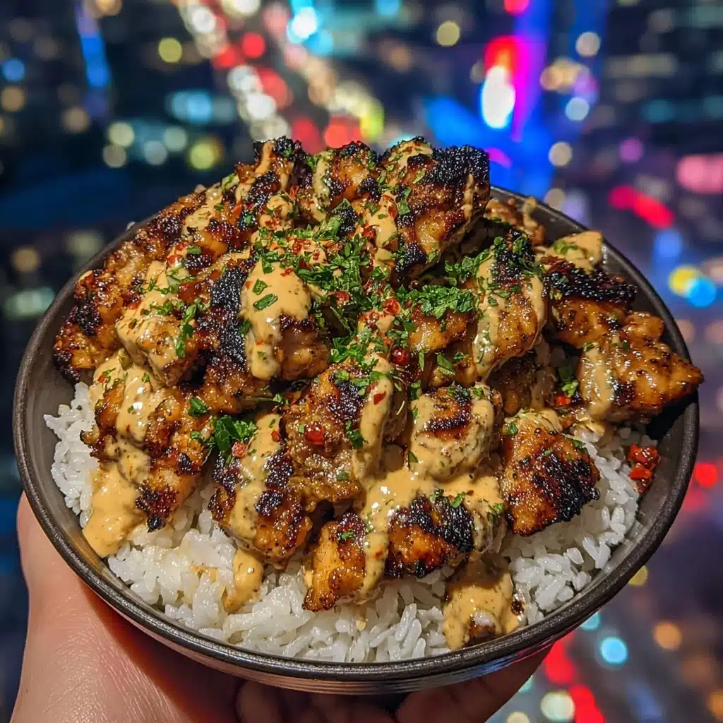 Spicy Chicken Rice Bowls with Chili Garlic Sauce Recipe - Recipe Image