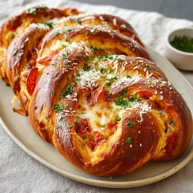 Massive Stuffed Pizza Pretzel Braid Recipe