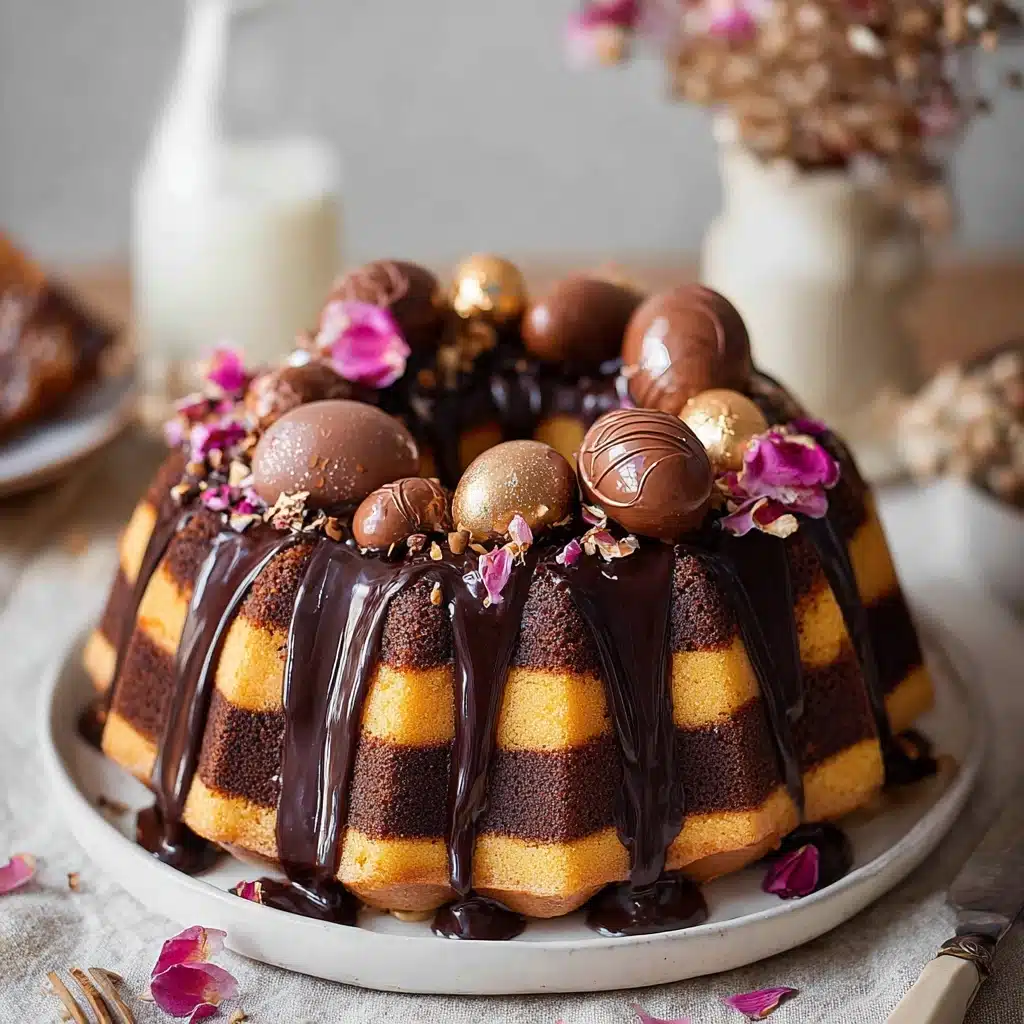 Vegan Zebra Bundt Cake (Vegan Marble Cake) Recipe