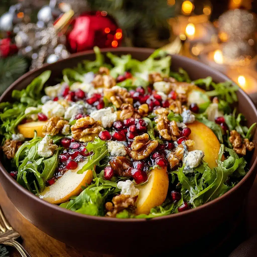 Christmas Salad with Honey Mustard Dressing Recipe - Recipe Image