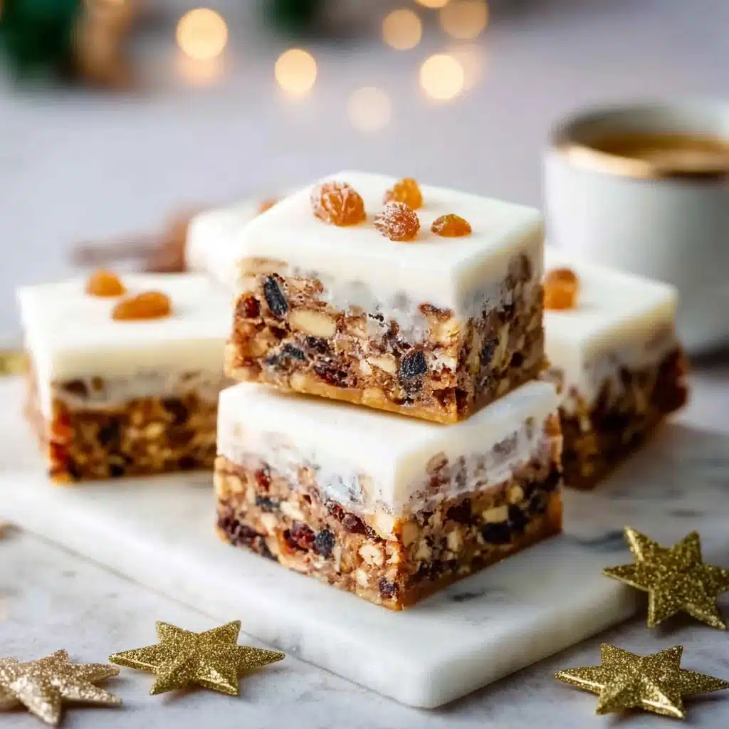 Festive Christmas Fruitcake Traybake: A Holiday Delight Recipe - Recipe Image