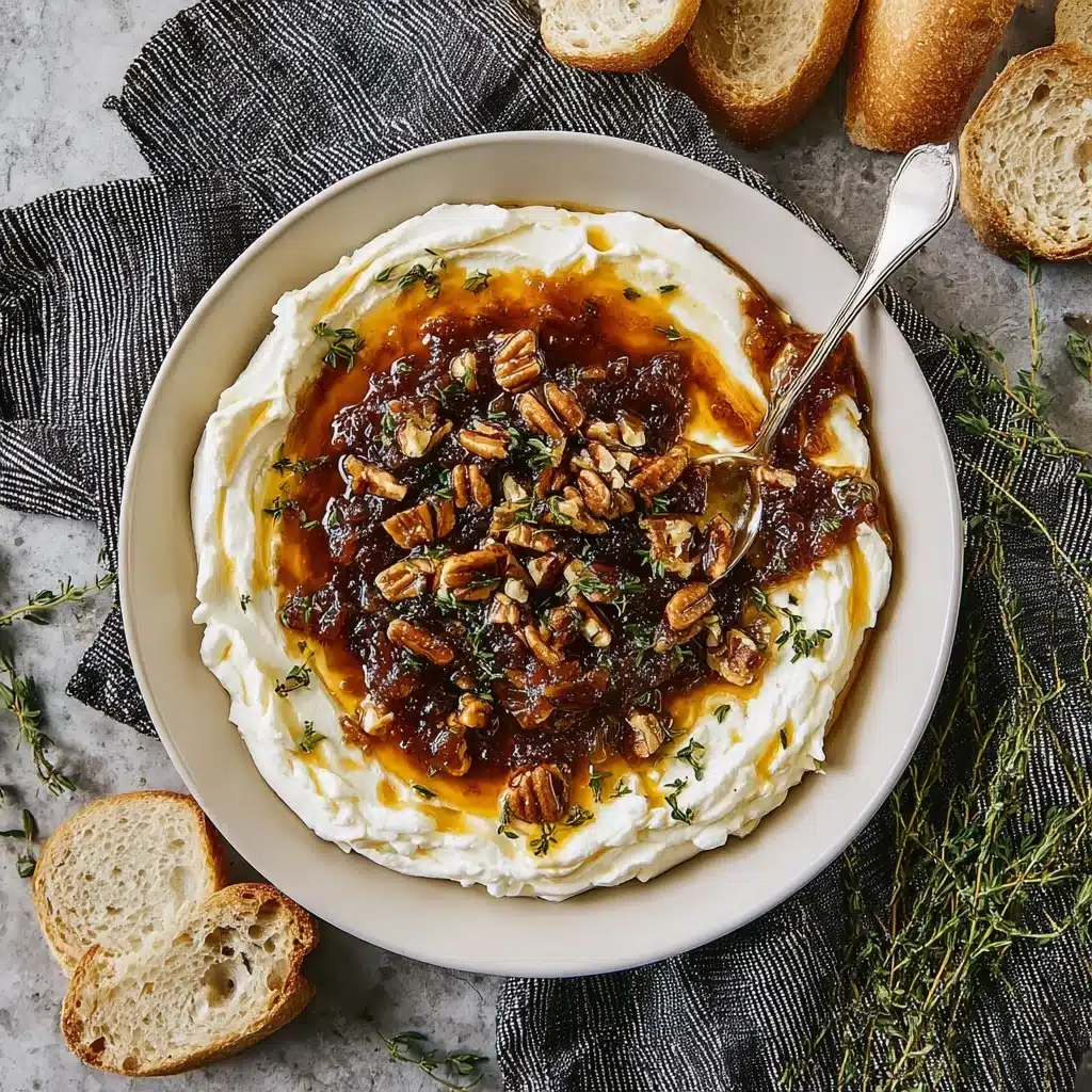 Easy Goat Cheese Appetizer with Fig Jam & Pecans Recipe