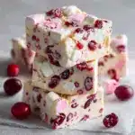 Candied Cherry Divinity Squares Recipe