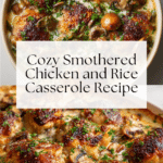 Smothered Chicken and Rice Recipe