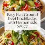 Flat Ground Beef Enchiladas Recipe