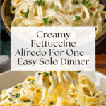 Fettuccine Alfredo For One Recipe