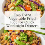 Extra Vegetable Fried Rice Recipe