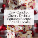 Candied Cherry Divinity Squares Recipe