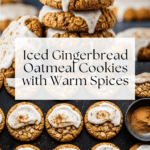 Iced Gingerbread Oatmeal Cookies Recipe