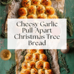 Pull-Apart Cheesy Garlic Christmas Tree Bread Recipe