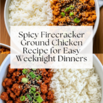 Firecracker Ground Chicken Recipe