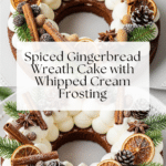 Spiced Gingerbread Wreath Cake – A Cozy Holiday Delight! Recipe