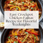 Crockpot Chicken Fajitas: Tex-Mex Made Simple Recipe
