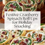Festive Christmas Cranberry Roll Ups Recipe