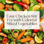 Chicken with Mixed Vegetable Stir Fry Recipe