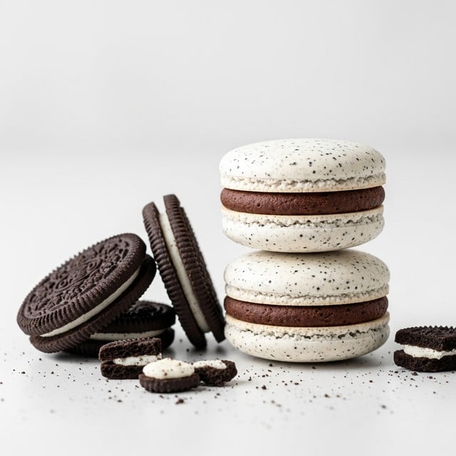 Oreo Macarons Recipe - Recipe Image