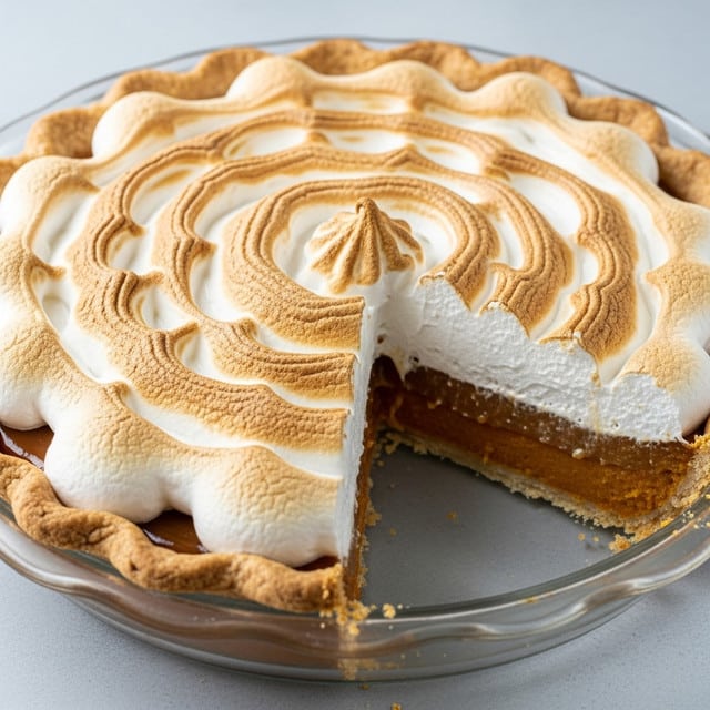 Sweet Potato Pie with Marshmallow Topping Recipe - Recipe Image