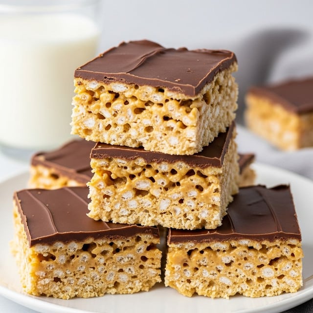 Peanut Butter Rice Krispie Treats Recipe - Recipe Image