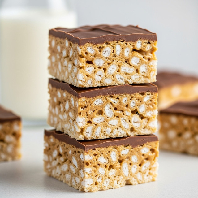 Peanut Butter Rice Krispie Treats Recipe - Recipe Image