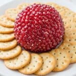 Pomegranate Jeweled Cheeseball Recipe