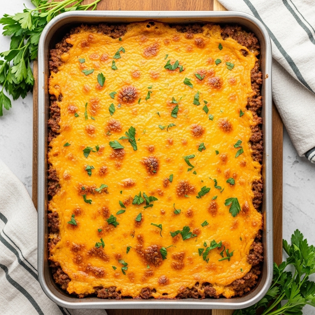 Cheesy Ground Beef Rice Casserole Recipe