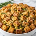 Savory Leek and Gruyère Bread Pudding Recipe